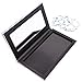 Allwon Magnetic Palette Mermaid Empty Makeup Palette with Mirror and 20Pcs Adhesive Empty Palette Metal Stickers for Eyeshadow Lipstick Blush Powder