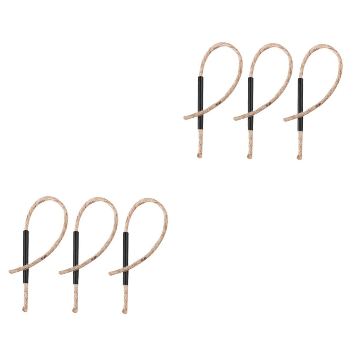 Sosoport 2sets Fire Survival Wick Rope Camping Matches Essential for Outdoor Camping Barbecue Grilling 3pcs*2