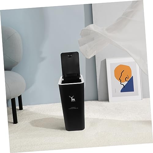 CLISPEED 1stück Slim Trash Bin Mit Druckdeckel Vielseitiger Abfalleimer Für Badezimmer Und Küche Schmaler Mülleimer Mit Eleganter Druckmechanik Und Fassungsvermögen Für Enge Räume – Bild 6