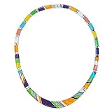 taxco hof Gewicht: 3.50g Calani 925 Silber handgefertigte Halskette mit MALACHIT, TIGER AUGE, SODALITE und farbigen Abschrägungssteinen, hergestellt in der Stadt Taxco, Mexiko. Länge: 40 cm Gewicht: 35,2 g