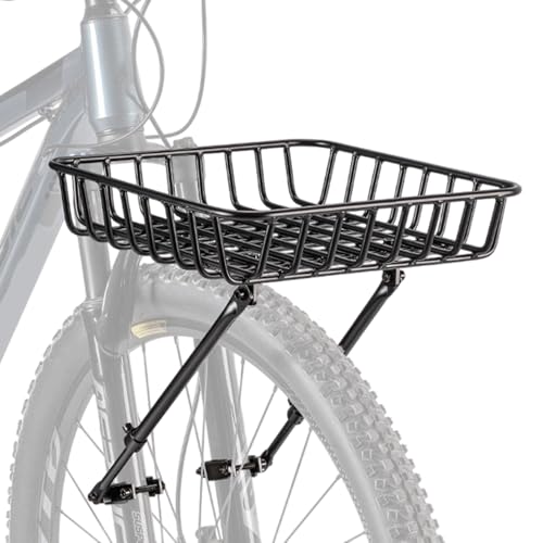 Cesta para bicicleta, resistente a la intemperie, almacenamiento resistente - Cesta frontal grande para bicicletas - para carretera, montaña, ciclismo eléctrico, viajes al aire libre, ciudad de viaje