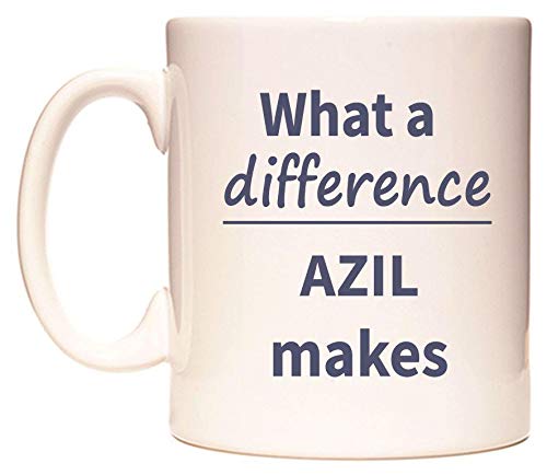 WeDoMugs What a Difference AZIL Makes Ceramic 11oz Coffee Mug
