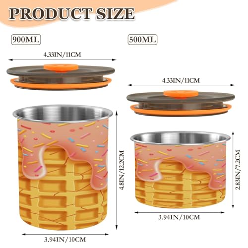Bote para café ATTX 500ml acero inoxidable con tapa hermética miniatura 2