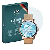 atFoliX Schutzfolie kompatibel mit Fossil Q Wander 2.Generation Folie, ultraklare & flexible FX Bildschirmschutzfolie (3X)