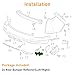 Abodvu Compatible with Honda CRV Rear OS Bumper Reflector 2020-2022,Left Driver & Right Passenger Side Red Marker Trim Replacement for 34500-TLA-A11,34550-TLA-A11,CRV Back Reflector Light W/O Bulb,2PC