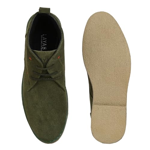 Image of layasa Boot For Men | Synthetic Leather Suede Men Boot | Boot | Comfort Material Suede Casual Men Boot