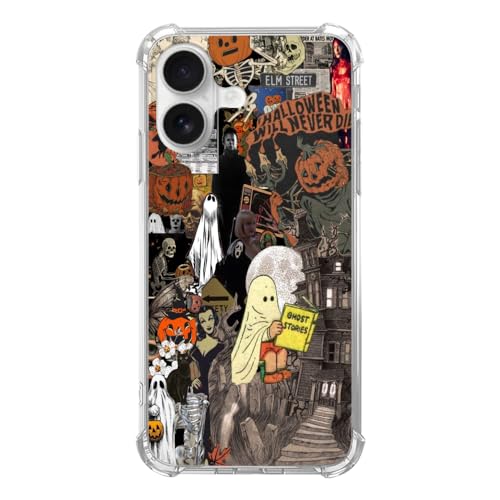 Coque citrouille Halloween iPhone 16 cadeau idéal ado et adulte
