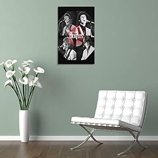 HEYBEC Poster décoratif sur toile The Beatles – Motif chanteur classique – 60 x 90 cm - Les Beatles, Paul McCartney, John Lennon, RIngo Starr, George Harrison HEYBEC Poster décoratif sur toile The Beatles - Motif chanteur classique - 60 x 90 cm – Image 5