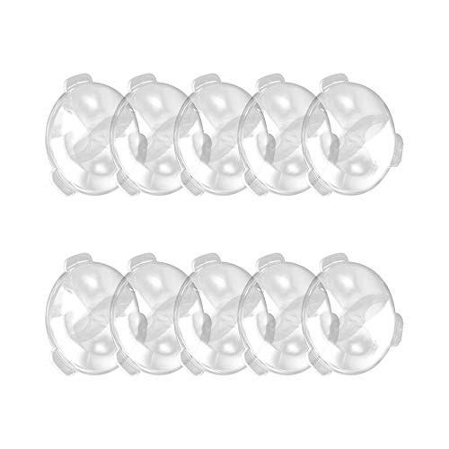 Durovis Essentials Lens Set 10 (34 mm) – 10 lentes biconvexas PMMA para auriculares de realidad virtual y gafas 3D Google Cardboard