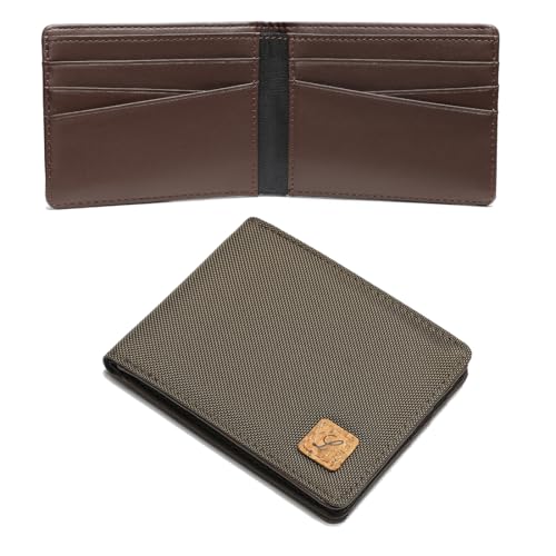 Image of Lanyani Minimalist Fabric Wallet Bifold RFID Blocking