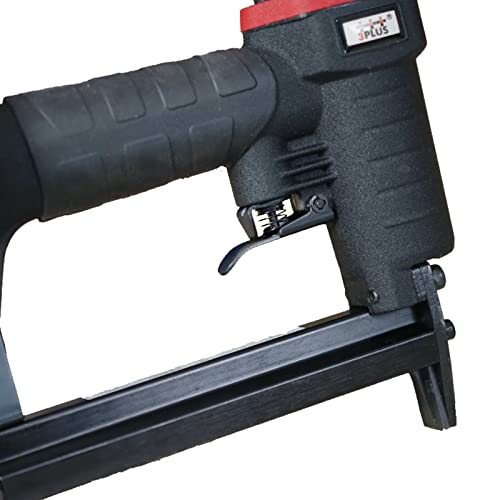 3Plus H7116Sp 22 Gauge 3/8-Inch Crown Pneumatic Upholstery Stapler For 71 Series Staples, 1/4-Inch To 5/8-Inch #TOP3
