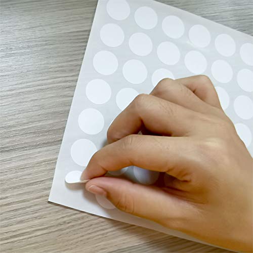Parlaim 1050 3/4" Round Color Coding Circle Dot Labels Sticker, 15 Sheets, 0.75 Inch White Sticker #TOP3