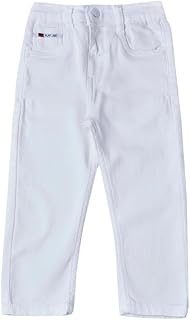 RUFF Solid Cotton Poly Jeans | Full Length | Back Elastic | Regular Fit | Casual Wear Price In India