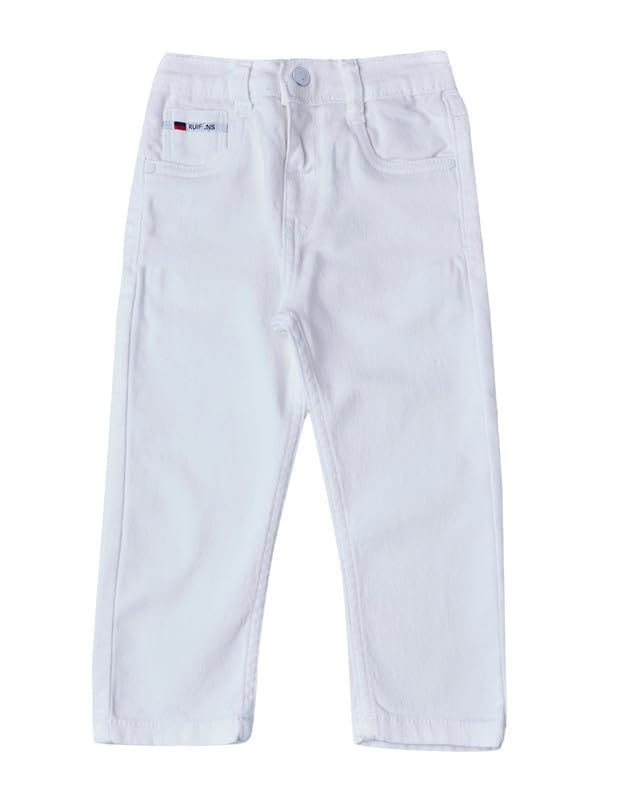RUFF Solid Cotton Poly Jeans | Full Length | Back Elastic | Regular Fit | Casual Wear - Review, Price and Buying Guide