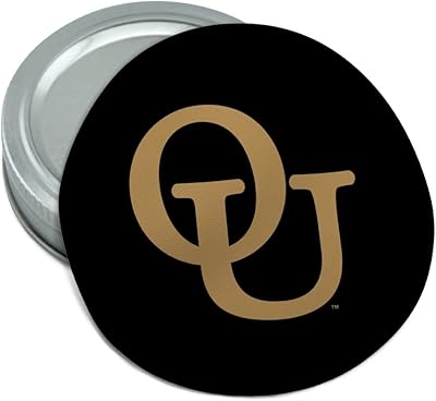 Oakland University Secondary Logo Round Rubber Non-Slip Jar Gripper Lid Opener