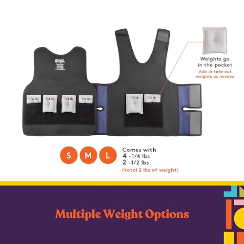 Special Supplies Weighted Sensory Compression Vest for Kids with Adjustable Weight Fit - Image 3