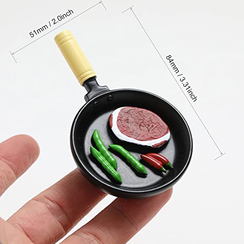 Jaddsa Food Magnet 3D Resin Refrigerator Magnets Stickers Cute Magnets Kitchen Decoration,Decorative Magnets With Double-Sided Stickers To Satisfy Any Panel. #TOP2