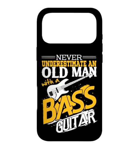 Never Underestimate an Old Man with a Bass Guitar �X�}�z�P�[�X iPhone 17 Pro Max �p