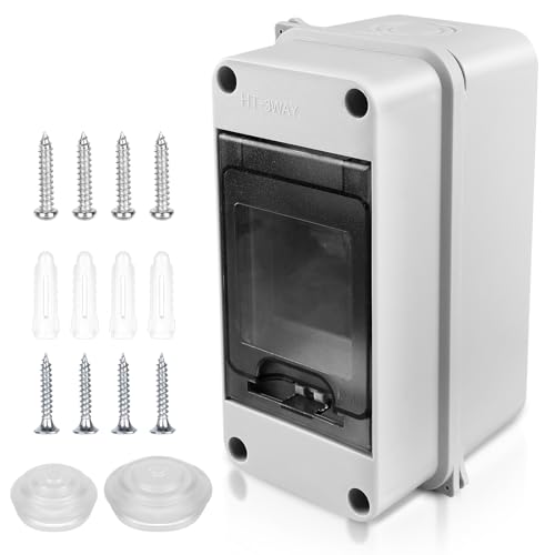 Coffret Electrique Etanche Exterieur Boîtier: Boîte Etanche Electrique Exterieur IP65, Tableau Electrique 1 Rangée, Boîtier Electrique Etanche, Coffret...