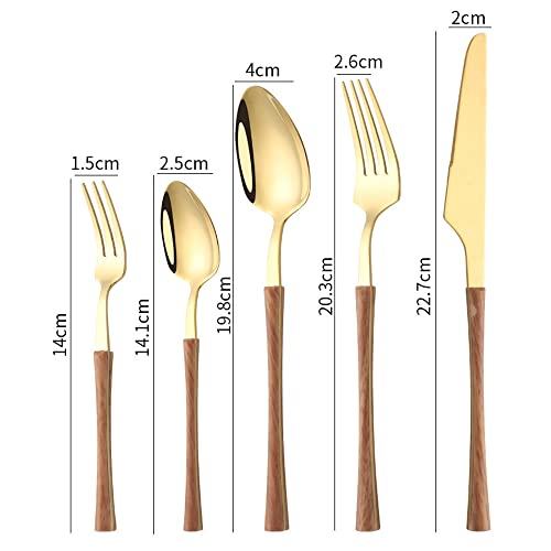 Ensemble de couverts chic pour repas quotidiens et tables de réception - 5