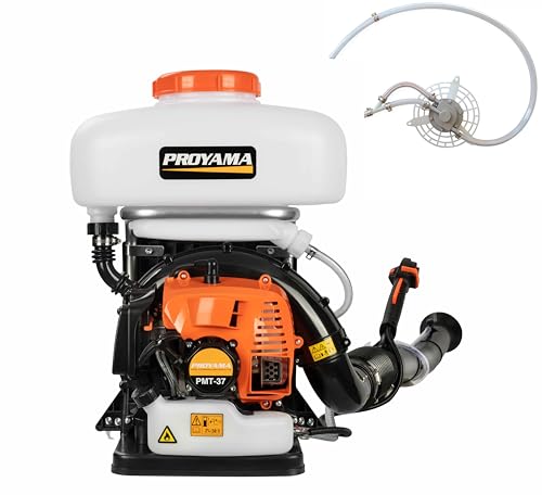 PROYAMA 51.7cc 3 in 1 Gas Powered Sprayer, 3.7 Gallon Backpack Turbo Pump Mist...