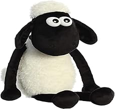 Aurora® Juguetes de Oveja Shaun el Cordero® - Juguetes de Peluche - Diversión Sin Fin - Exploración de Granja - Blanco 17 Pulgadas