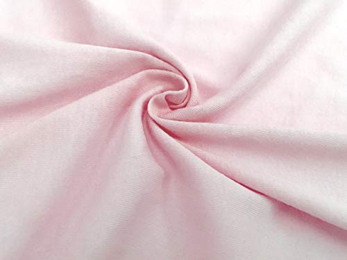 Image of American Baby Company 100% Natural Cotton Fitted Pack and Play Sheet 39 inch x 27 inch - Soft & Breathable Pack N Play Sheet for Playpen, Playard & Mini Crib Mattress, Baby Pink, for Boys & Girls