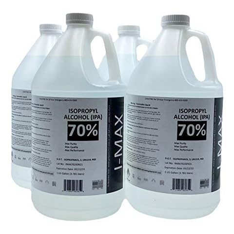Isopropyl Alcohol - IPA 70% (4-1 Gallon) High Purity IPA - Made in USA Cover