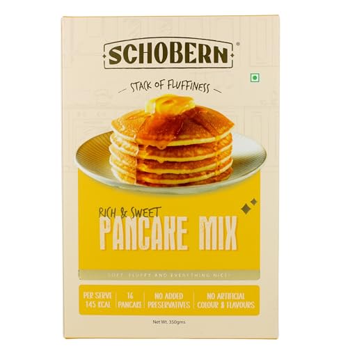 Image of Schobern Pancake Mix - Soft & Fluffy Swiss-Style, For Kids & Adults, 350g