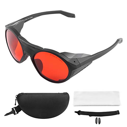 Image of Eye Protection Goggles, Protection Glasses Anti‑Green Protective with Glasses Cloth for Block Infrared Light