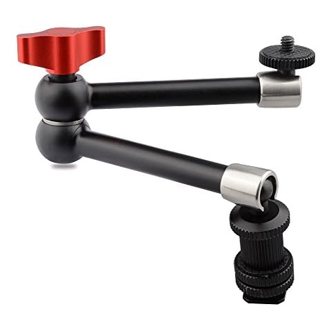 CAMVATE 11 inch Adjustable Articulating Friction Magic Arm Compatible with LCD Monitor, DSLR Camera Rig, LED Lights, Flash Light - 1477 Cover