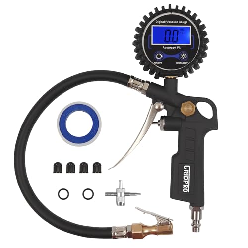 Digital-Tire-Pressure-Gauge-with-inflator-250-PSI-Air-Chuck-and-Compressor-250-PSI-Heavy-Duty-Quick-Connector-Coupler-manometro-de-neumaticos-Gifts-for-dad-Gifts-for-him