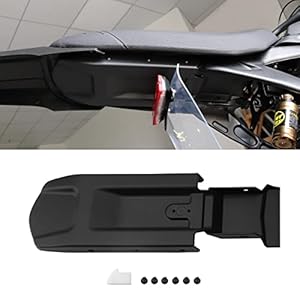 Urlwall Rear Fender Inner Plate For Seyway Sur-Ron Light Bee X And S, Upgraded Carbon Fiber Mudguards Protector Base Protective, Plastic Dirt Bike Rear Fender Mud Flap 8