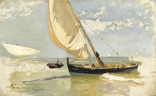 Imagen en lienzo playa Sorolla 60x90cm la solución para paredes vacías y oficinas apagadas