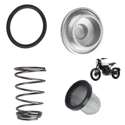 4 Pièces Kit Bouchon de Vidange d'Huile Moto KIMHOME