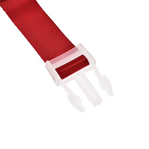 Image of uxcell Add a Bag Luggage Straps, Adjustable Suitcase Connect Belts with Buckle, Nylon Travel Packing Accessories 300x25mm, Red 3Pcs