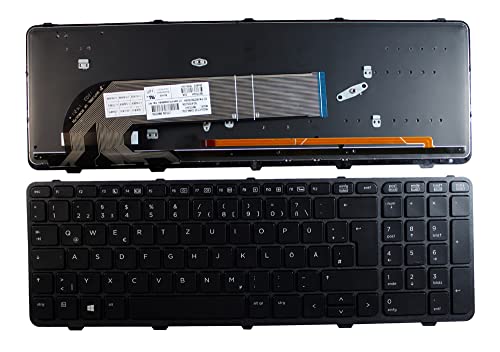 Clavier ordinateur portable HP rétroéclairé noir - Frappe nocturne fluide et précise