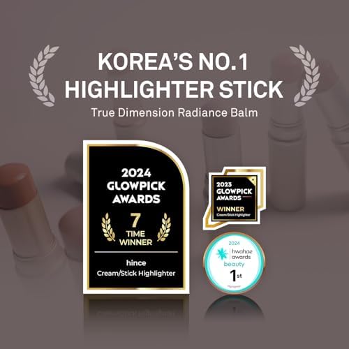 hince True Dimension Radiance Balm Korean Glass Skin Highlighter, with Squalane & Safflower Oil | Cream Blush, Eyeshadow & Lip Glow in One | Dewy Glass Skin Finish, No Parabens, 10g (CLEAR) - 2