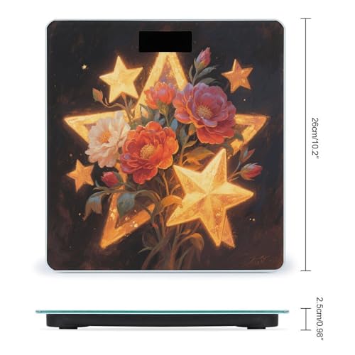 Báscula Digital de Baño con Pantalla LCD y Vidrio Templado miniatura 2