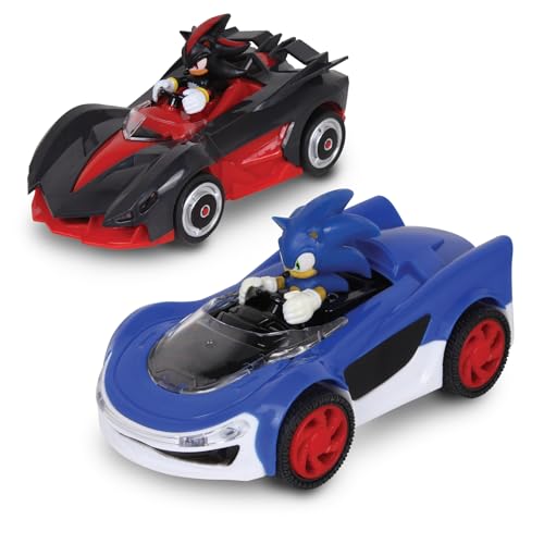 NKOK Sonic y Shadow 2pk Pull Backs - Cross Worlds miniatura 1