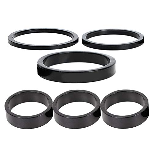 Preisvergleich Produktbild LIOOBO 6 stücke Downhill Auto Hinterer Stoßdämpfer Hinterer Unterlegscheibe Buchse Verschleißfeste Dichtungsringe (2mm / 3mm / 5mm / 10mm)