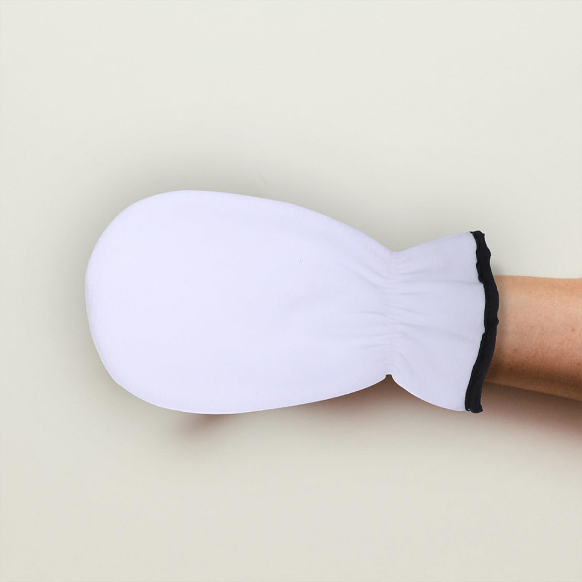 Moufles de Paraffine pour Mains, 2 Paires, Polyester Flanelle, Blancs | Lavables, Rétention de Chaleur Renforcée, Usage Maison, Soin Spa pour Mains
