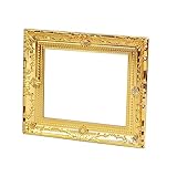 Marco de fotos en miniatura: y este marco puede hacer que la mini casa se vea muy atractiva y elegante, mini marco decorativo