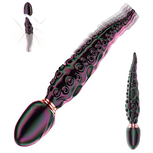 #VerdientProvisionen<br>Dildo Vibrator Oktopus Silikon Dildo Sex Spielzeug für die Frau Tentakel Dildo 7 VibrationModi für Frauen und Paare Vibratorensets für Frauen Anal Vibrator G Punkt Vibratoren