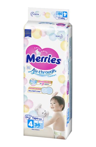 Merries sarasara air through L 36sheetsx4packs