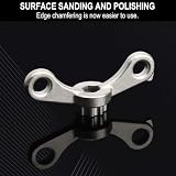 Bangbobi Ściągacz korbowy do roweru 2 w 1, ściągacz korby do Shimano HollowTech II Center Lock