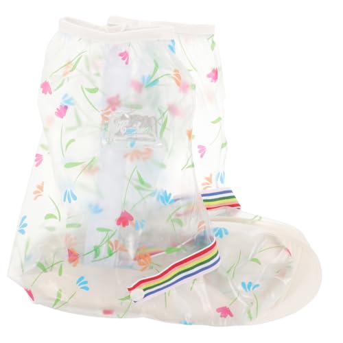 Protector de botas antideslizante reutilizable Outanaya, 1 par, transparente y moderno, para actividades al aire libre y lluvia, diseño alto miniatura 1