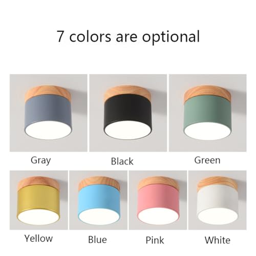 Luz blanca cálida regulable en este foco LED de techo con acabado texturizado 6