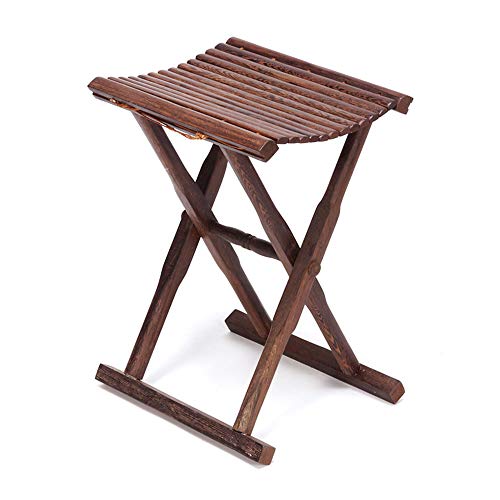 WYZBD Wood Huanxie portable stool fishing stool small bench folding stool Stool snacks,40cm