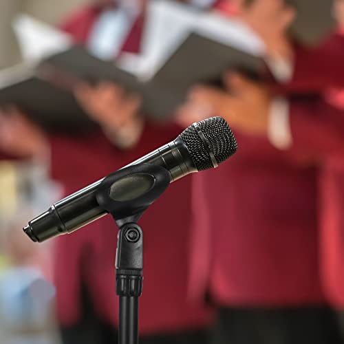 Hoteam 12 Pieces Adjustable Height Microphone Tripod Stand Adjustable Microphone Stand Adjustable Karaoke Mic Holder Speech Universal Floor Standing For Singing Live Stream Stage, Total Height 60 #TOP5